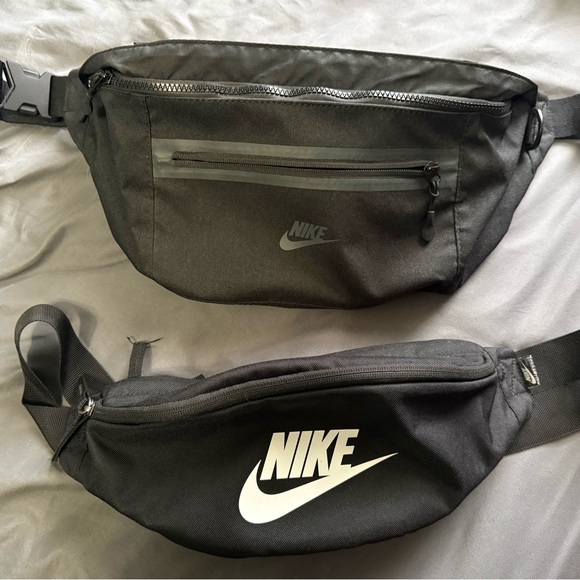 Nike Black Dual-Pack cross body Bags with Swoosh Logos